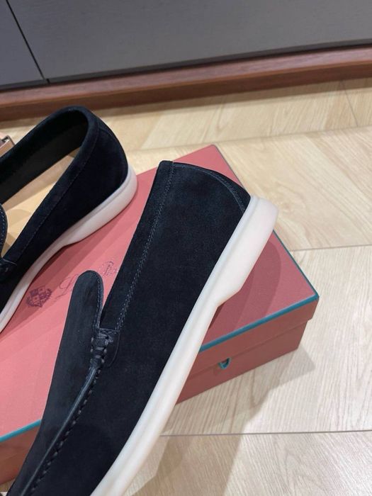 Чоловічі замшеві лофереи чорні