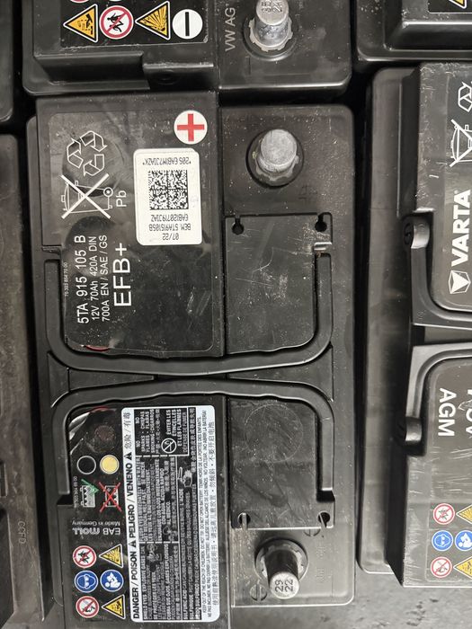 Akumulatory VARTA AGM VRLA stan bdb