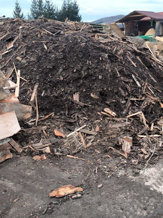 Kora, trociny odpady drewniane