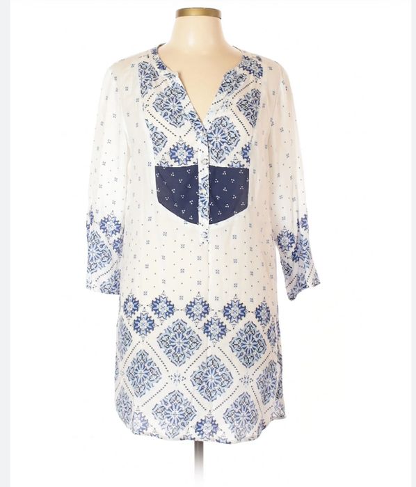 Lekka plażowa tunika 34 xs h&m