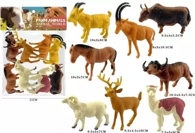 Zwierzęta 8szt. MERKPOL