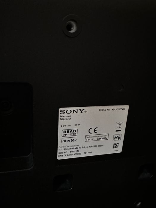 Telewizor Sony Bravia 32’ stan idealny
