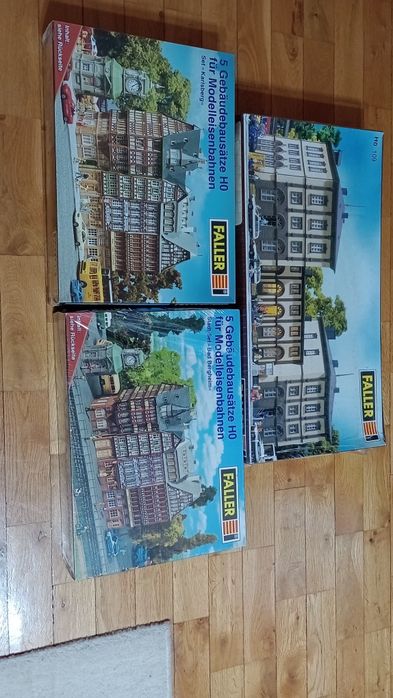 Dworzec 60cm H0 1:87 Faller kamienice H0 1:87