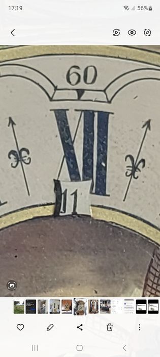 Relógio de parede Frísio (Zaanse) – Século XX