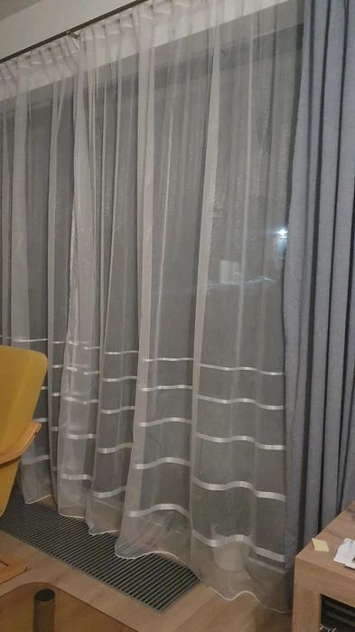 Firanka nowa 2,30 m snieżna biel