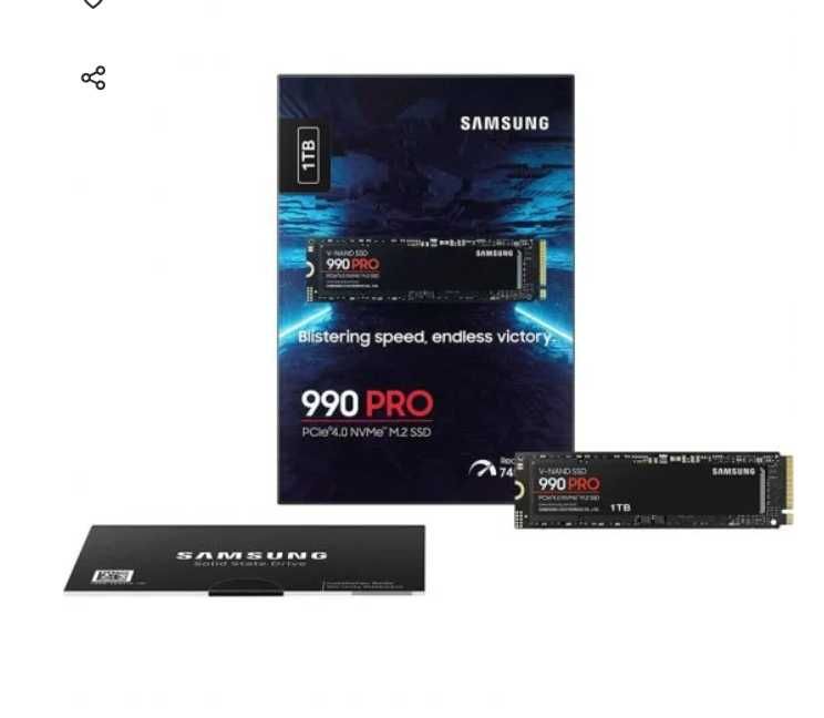 SSD Samsung 990 PRO 1TB NVMe PCIe 4.0 – como novo  so 1 unidades em stok     super preço so hoje