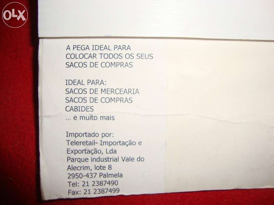 Pegas para sacos de compras