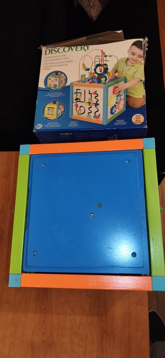 Cubo de Atividades Educativo em Madeira (5 em 1) - Imagination