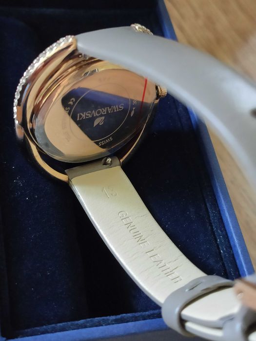 Swarovski zegarek Duo skórzany pasek