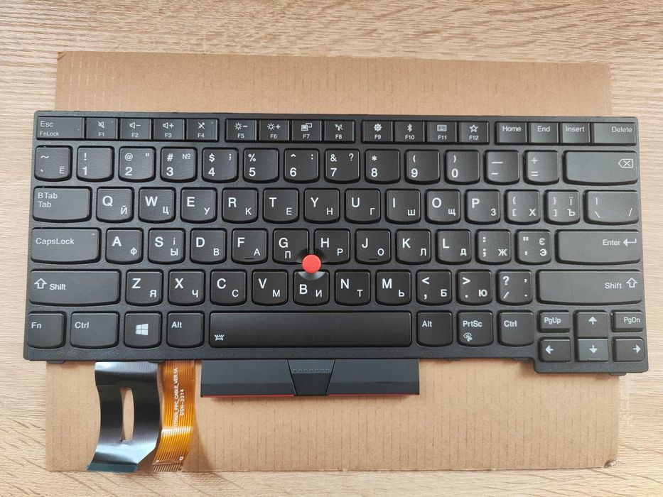 Клавіатура для ноутбука Lenovo ThinkPad UA RU підсвічування (НОВА ОРГ)