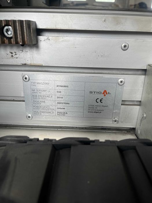 Wypalarka plazmowa CNC STIGAL i tokarka CNC
