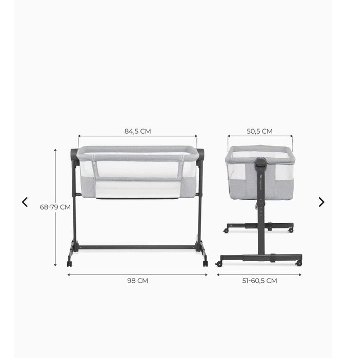 Berço kinderkraft nestee up 2