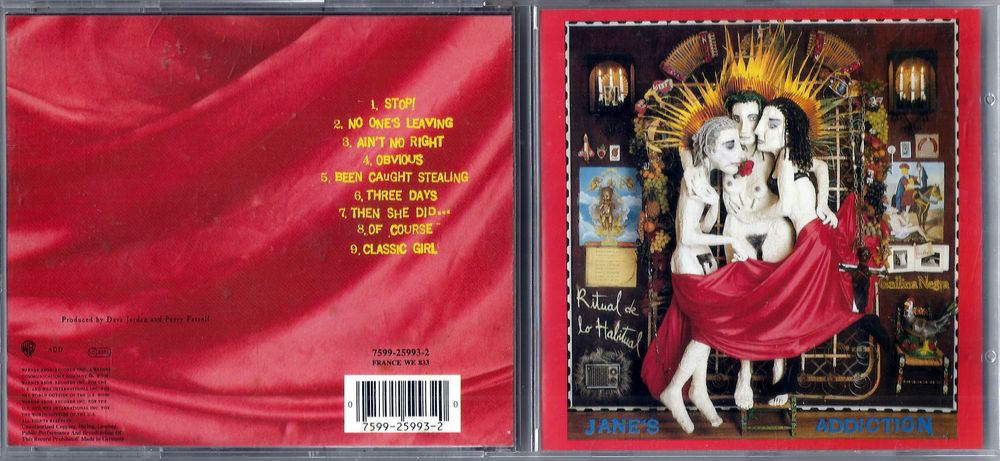 JANE'S ADDICTION - Ritual De Lo Habitual CD [EU]