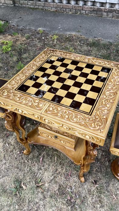 Ексклюзивний шаховий стіл Ручної роботи!