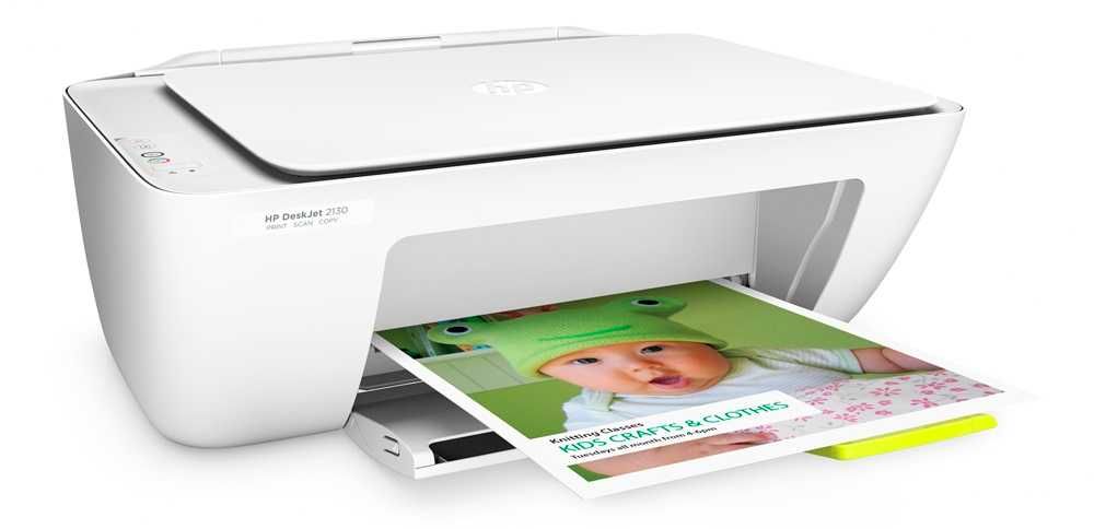 Новый в пленках принтер 3в1 МФУ цветной HP DeskJet 2130