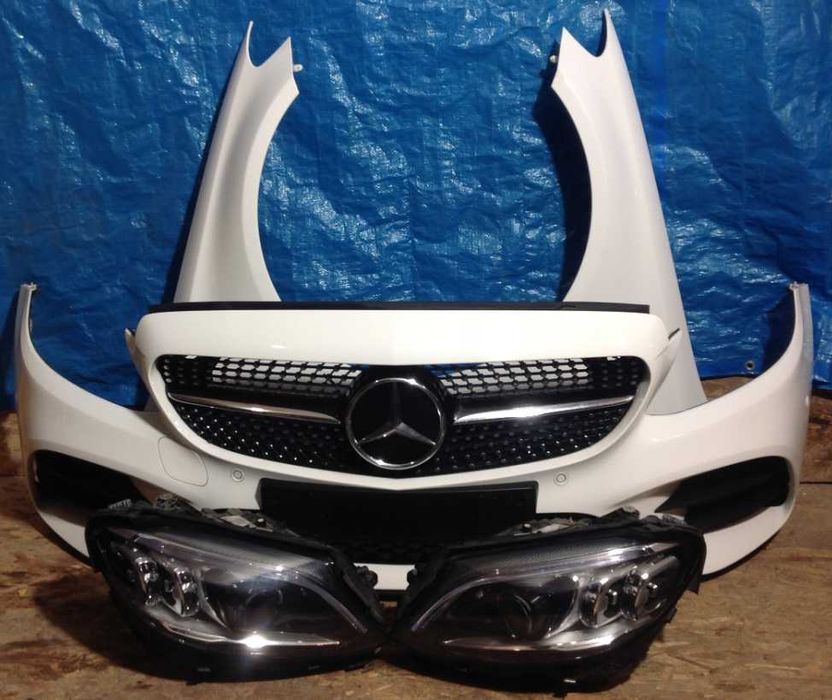 Бампер w205 шрот MERCEDES рестайлінг 205 Мерседес мерс разборка розбор