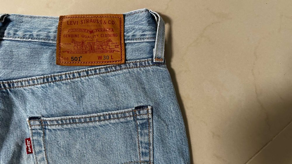 Levis 501 W30 Szorty Krótkie Spodenki Piękne
