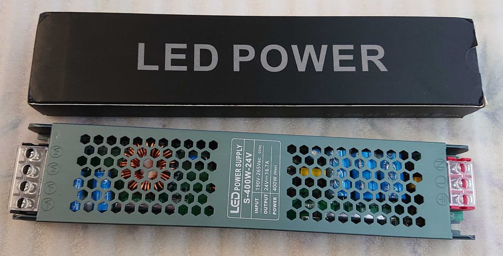 Блок питания для светодиодной ленты 12В 300 Вт/24 В 400 Вт