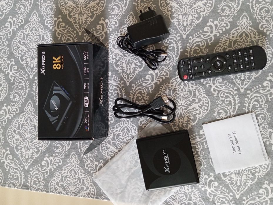Смарт ТБ приставка X88 Pro 13 4/64 Android 13, WIFI 6, Smart TV Box