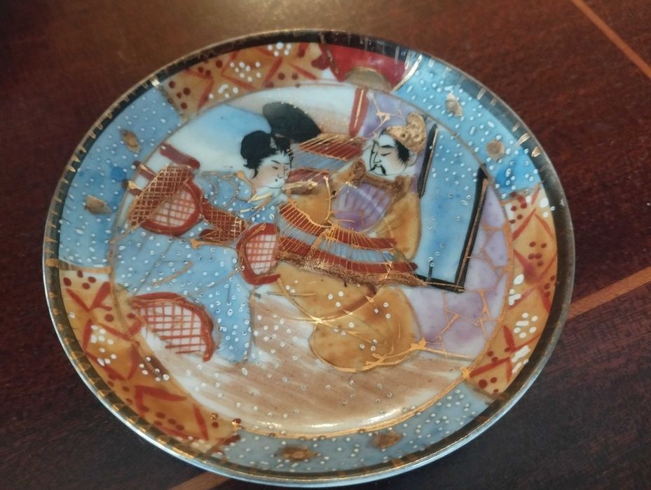 2 chávenas de café japonesas antigas