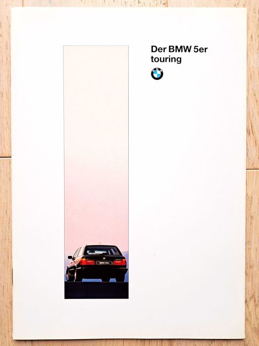 BMW 5 E34 Touring 518i-540i prospekt 1996, stan BDB, 26 str. *przesyłka GRATIS !