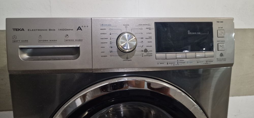 Máquina de Lavar Roupa Teka TKD 1480 – 8kg / 1400 rpm