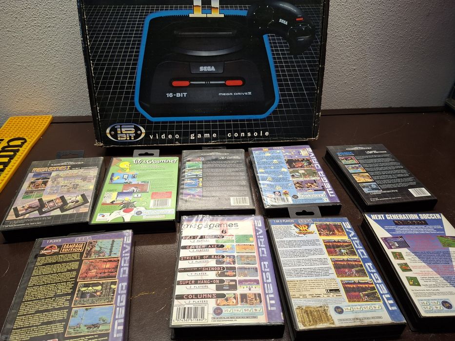 Consola megadrive com jogos