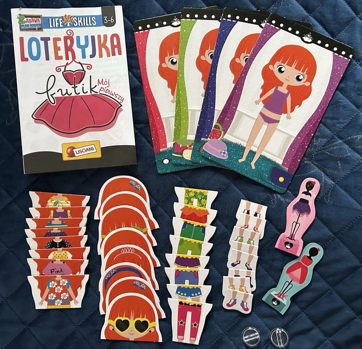 Gra edukacyjna Loteryjka - Mój pierwszy butik,Lisciani