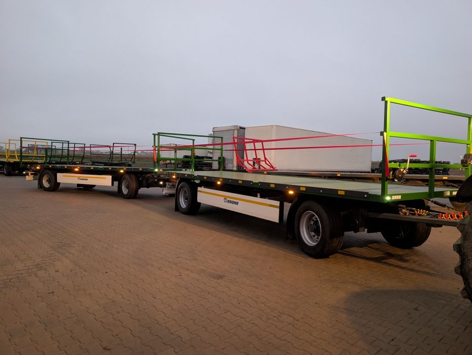 Przyczepa do bel skrzyniopalet balotów platforma laweta