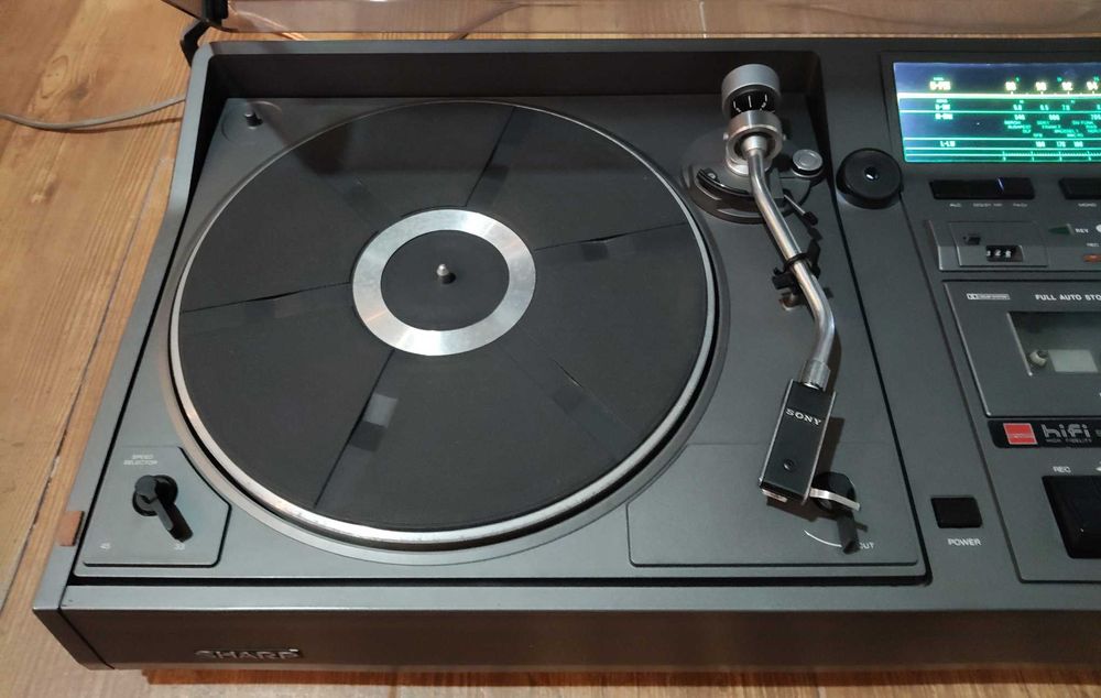 Aparelhagem SHARP SG-450H receiver giradiscos antiga vintage