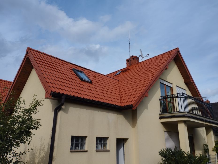 Malowanie dachów betonowych, blaszanych,dachu, mycie dachów. Gwarancja