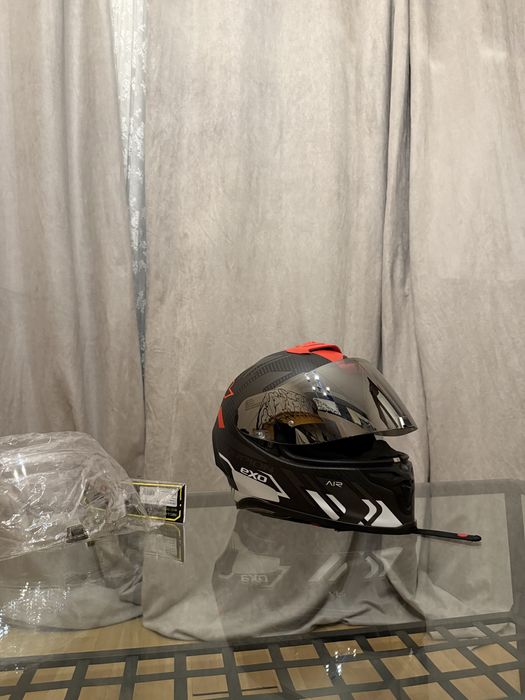 Kask motocyklowy Scorpion EXO R1 EVO Carbon Air - BDB Stan + Nowy Jasny Wizjer