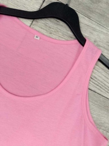 Długa bluzka sukienka różowa damska 38