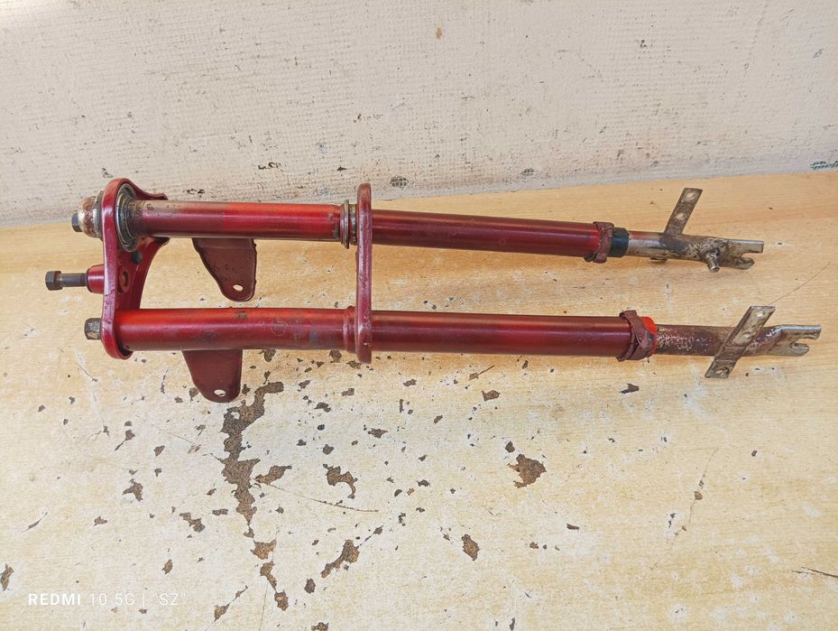 Romet 760 Polo - Romet Sport - motorynka - zawiesznie przód - lagi.