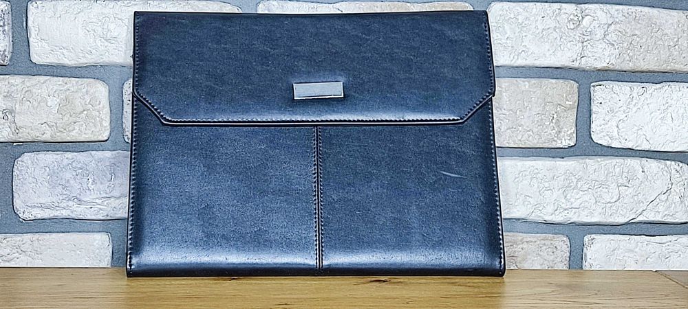 Teczka na dokumenty z notesem, Aktówka, Organizer, A4 Slim