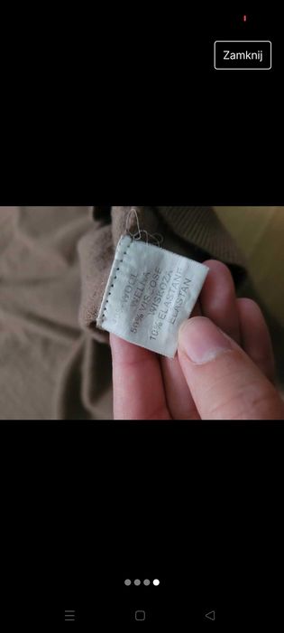 Męski sweter 40% wełny