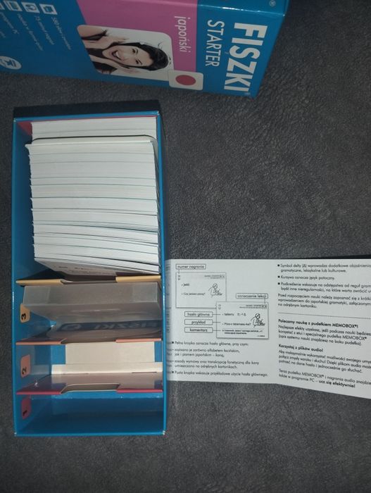 Fiszki starter japoński wydawnictwa fiszki pl do nauki języków