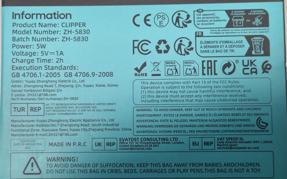 Golarka do włosów i brody wielofunkcyjna