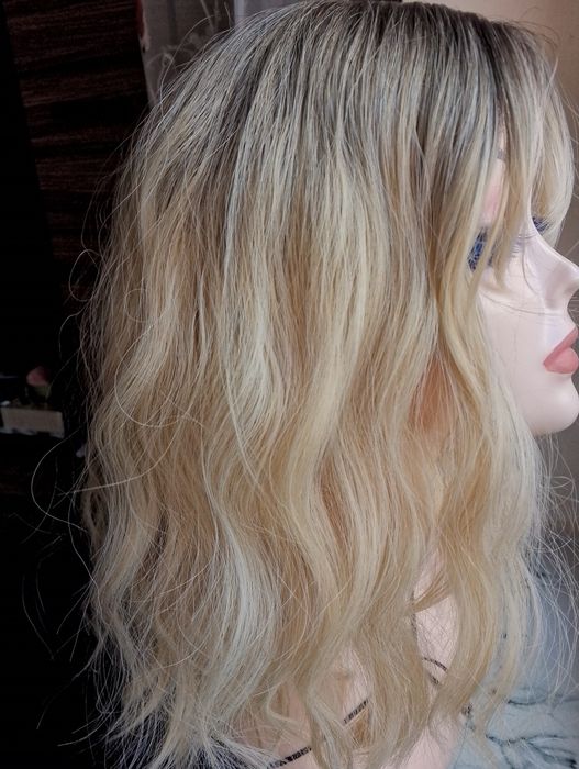 Перука матова 45см,з чубчиком і Без