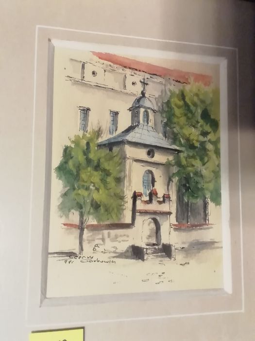Akwarela Kazimierz Dolny nad Wisłą sygn. C. Garbowicz Zamienię
