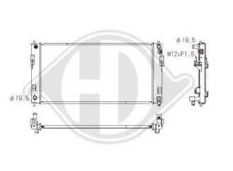 Radiador Nissan Leaf
