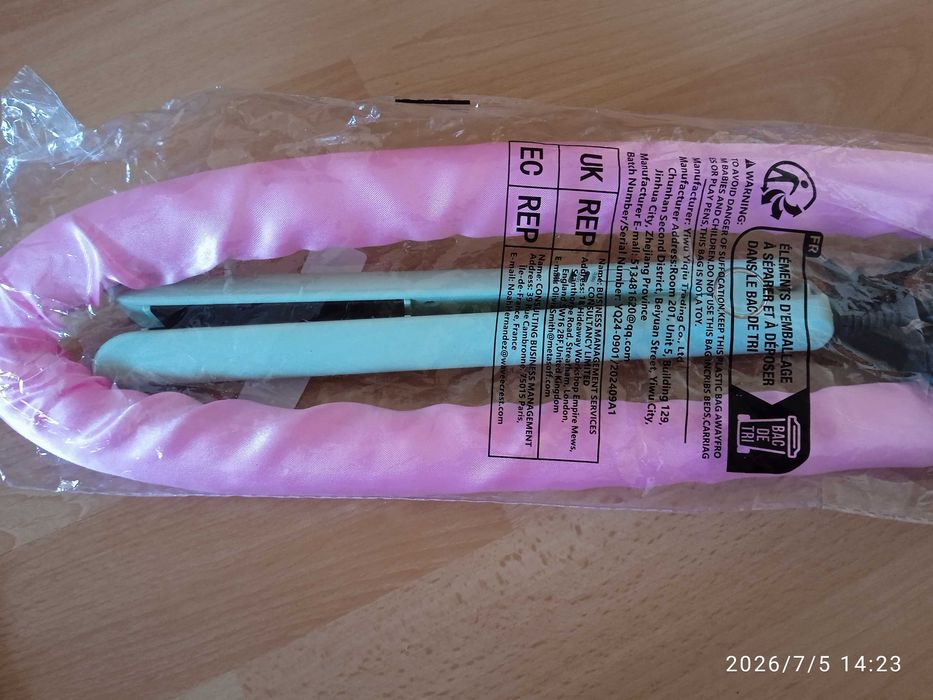 Mini prostownica i lokówka do włosów 2 w 1