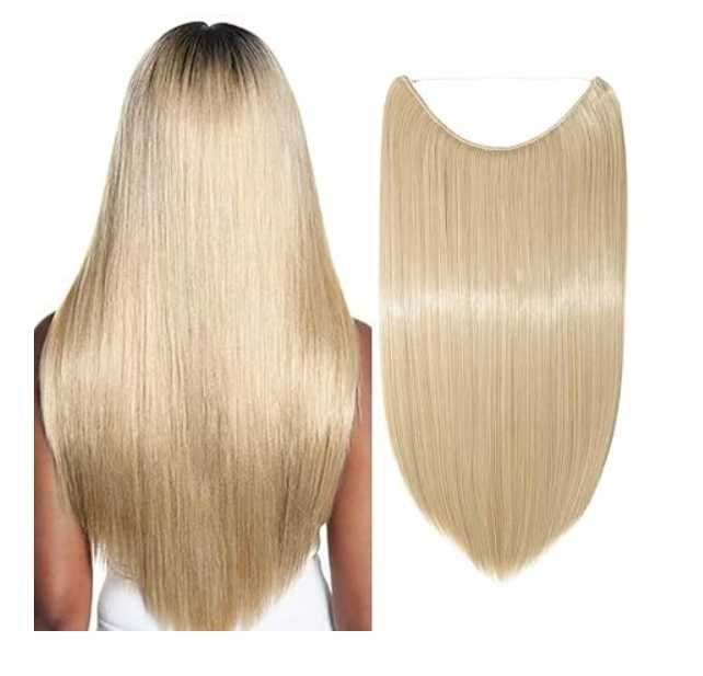 Treska włosy półdługie syntetyczne blond