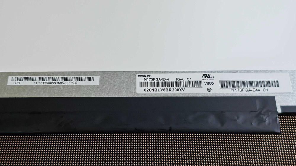 Tela Ecrã LCD Portátil de 17,3” N173FGA-E44 30 pinos eDP