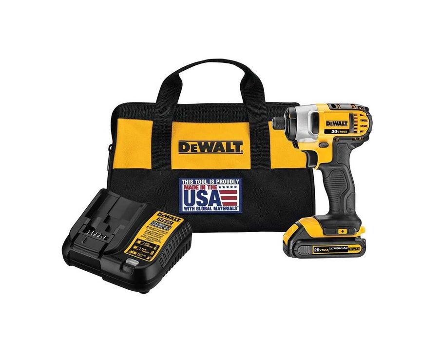 DEWALT DCF885C1 Zakrętarka Udarowa 20V MAX 158 Nm 1/4 HEX 1 x 1.5Ah