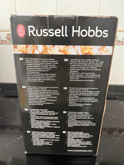 Máquina pipocas sem óleo