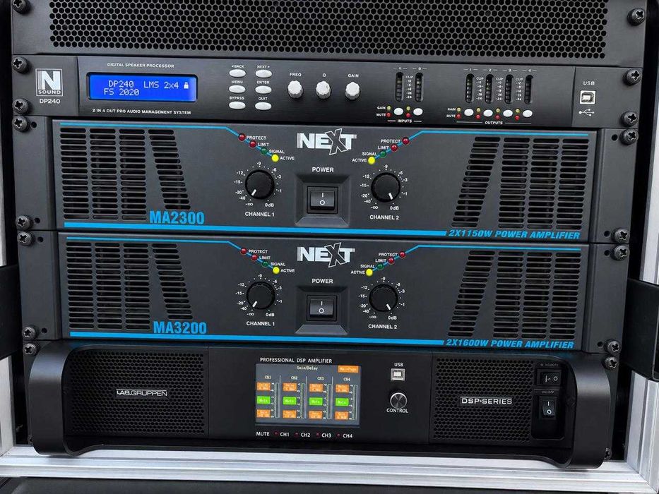 Rack's de amplificação NEXT MA 3200 E MA 2300