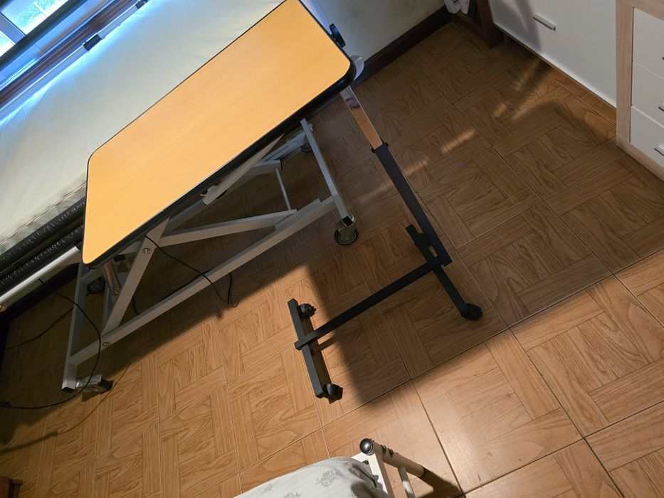 Cama articulada mais mesa de apoio