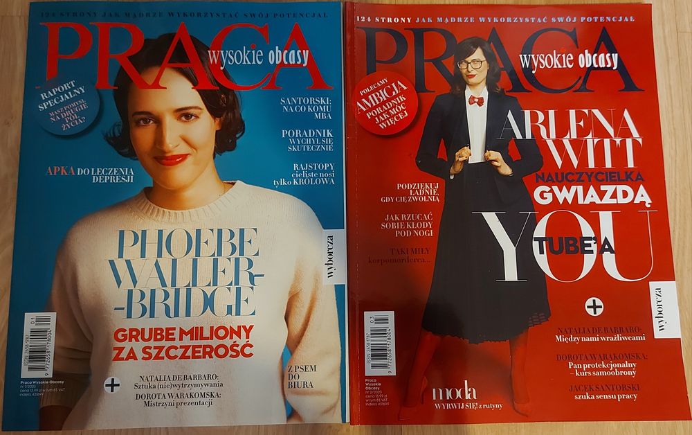 Czasopismo, gazeta Praca Wysokie Obcasy