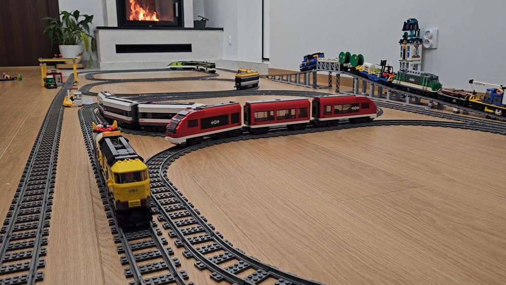 Lego City Tory 80 sztuk torów kompatybilnych z lego